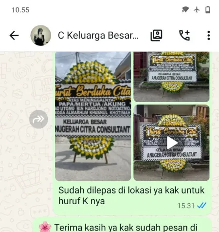 Pengiriman Papan Bunga Duka Rs Siloam